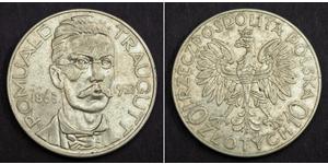 10 Zloty Deuxième République de Pologne (1918 - 1939)  Romuald Traugutt