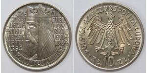 10 Zloty Repubblica Popolare di Polonia (1952-1990)  