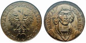 10 Zloty République populaire de Pologne (1952-1990)  