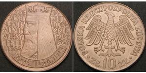 10 Zloty Volksrepublik Polen (1952-1990)  