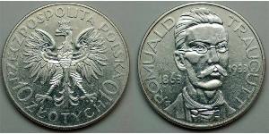 10 Zloty Zweite Polnische Republik (1918 - 1939)  Romuald Traugutt
