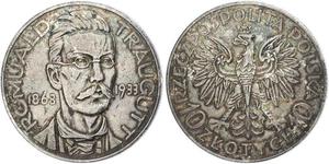10 Zloty Zweite Polnische Republik (1918 - 1939)  Romuald Traugutt
