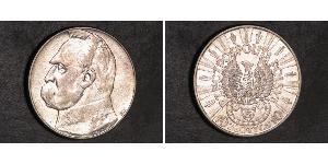 10 Zloty 波兰第二共和国 (1918 - 1939) 銀 约瑟夫·毕苏斯基