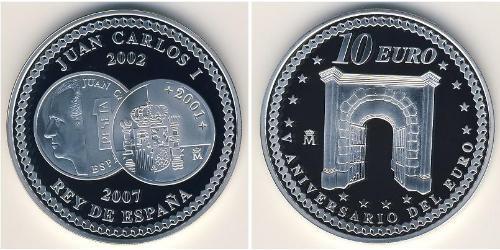 10 Євро Королівство Іспанія (1976 - ) Срібло 