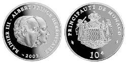 10 Євро Монако (1297 - ) Срібло 