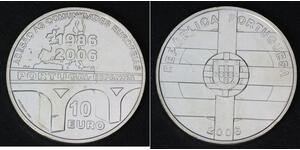 10 Євро Португалія Срібло 