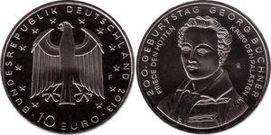 10 Євро Федеративна Республіка Німеччина (1990 - ) Срібло 
