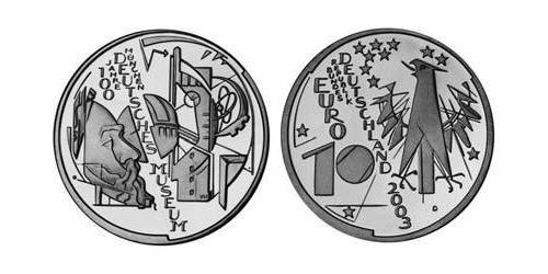 10 Євро Федеративна Республіка Німеччина (1990 - ) Срібло 