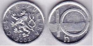 10 Гелер Czech Republic (1993 - ) Алюміній 