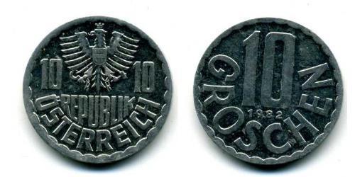 10 Грош Allied-occupied Austria (1945-1955) Алюміній 