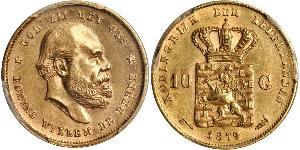 10 Гульден Королівство Нідерланди (1815 - ) Золото 