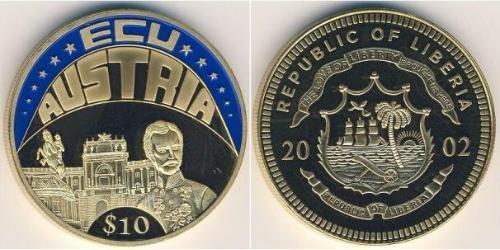 10 Долар Ліберія (1847 - )  