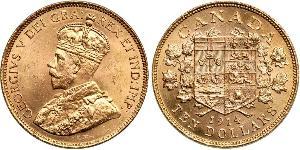 10 Долар Канада Золото Георг V (1865-1936)