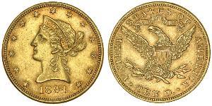 10 Долар США (1776 - ) Золото 