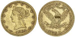 10 Долар США (1776 - ) Золото 