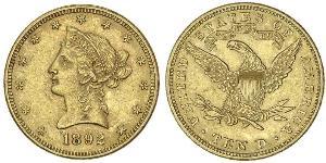 10 Долар США (1776 - ) Золото 