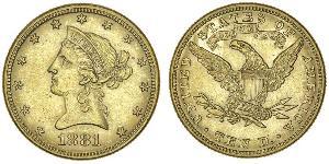 10 Долар США (1776 - ) Золото 