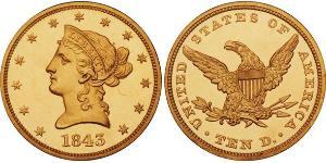 10 Долар США (1776 - ) Золото 