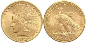 10 Долар США (1776 - ) Золото 