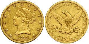 10 Долар США (1776 - ) Золото 