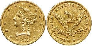 10 Долар США (1776 - ) Золото 
