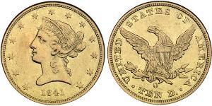 10 Долар США (1776 - ) Золото 