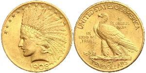 10 Долар США (1776 - ) Золото 