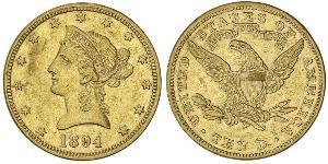10 Долар США (1776 - ) Золото 