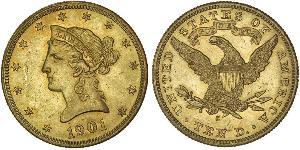 10 Долар США (1776 - ) Золото 