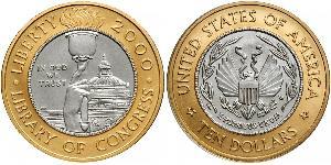 10 Долар США (1776 - ) Золото/Платина 