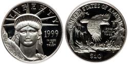 10 Долар США (1776 - ) Платина 