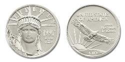 10 Долар США (1776 - ) Платина 