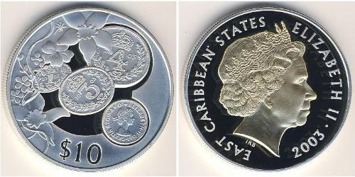 10 Долар  Срібло Єлизавета II (1926-2022)