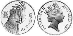 10 Долар Австралія (1939 - ) Срібло Єлизавета II (1926-2022)