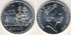 10 Долар Австралія (1939 - ) Срібло 