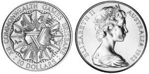 10 Долар Австралія (1939 - ) Срібло Єлизавета II (1926-2022)