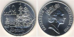 10 Долар Австралія (1939 - ) Срібло 