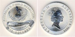 10 Долар Австралія (1939 - ) Срібло 