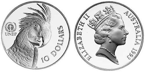 10 Долар Австралія (1939 - ) Срібло Єлизавета II (1926-2022)