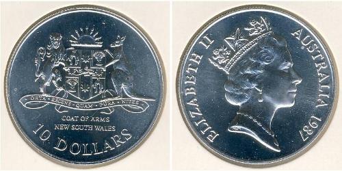 10 Долар Австралія (1939 - ) Срібло 