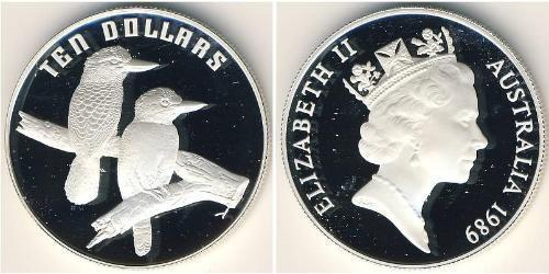 10 Долар Австралія (1939 - ) Срібло Єлизавета II (1926-2022)