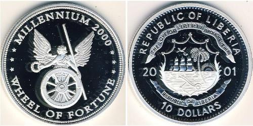 10 Долар Ліберія (1847 - ) Срібло 