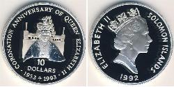 10 Долар Соломонові Острови Срібло Єлизавета II (1926-2022)