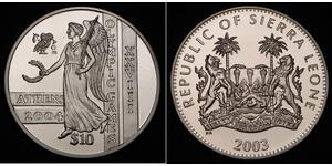 10 Долар Сьєрра-Леоне (1961 - ) Срібло 
