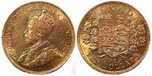 10 Доллар Канада Золото Георг V (1865-1936)