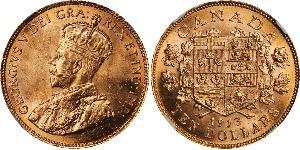10 Доллар Канада Золото Георг V (1865-1936)