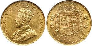 10 Доллар Канада Золото Георг V (1865-1936)