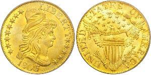 10 Доллар США (1776 - ) Золото 