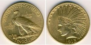 10 Доллар США (1776 - ) Золото 