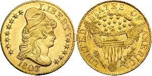 10 Доллар США (1776 - ) Золото 